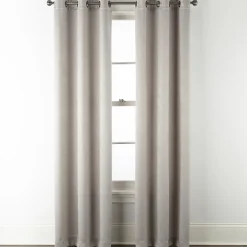 Regal Home Delaney Diamond Grommet Top Embossed Blackout Set of 2 Curtain Panel