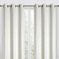 Regal Home Diamond Embossed Grommet Top Energy Saving Blackout Set of 2 Curtain Panel
