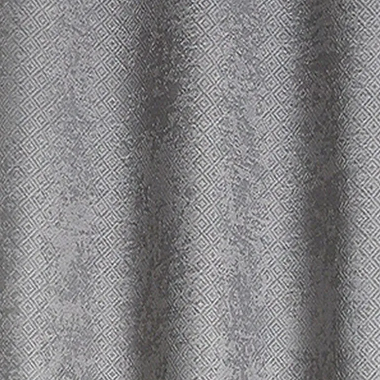 Regal Home Diamond Embossed Grommet Top Energy Saving Blackout Set of 2 Curtain Panel