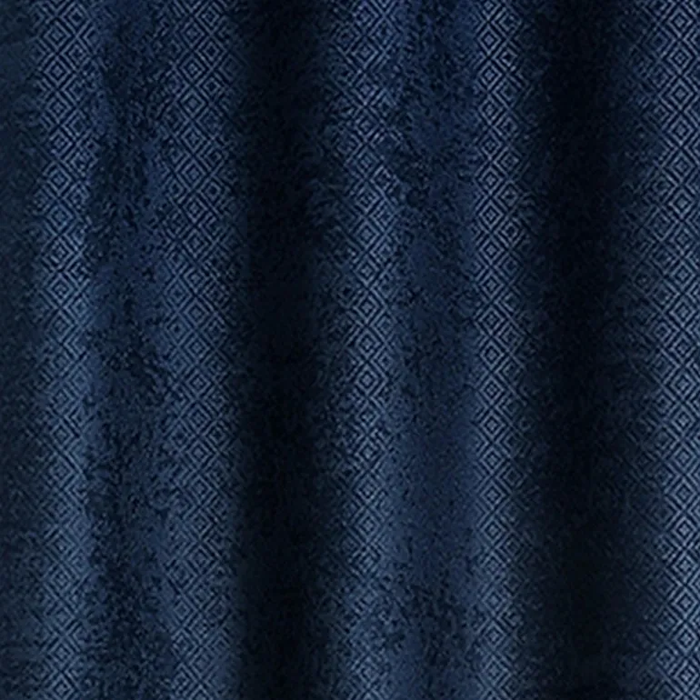 Regal Home Diamond Embossed Grommet Top Energy Saving Blackout Set of 2 Curtain Panel