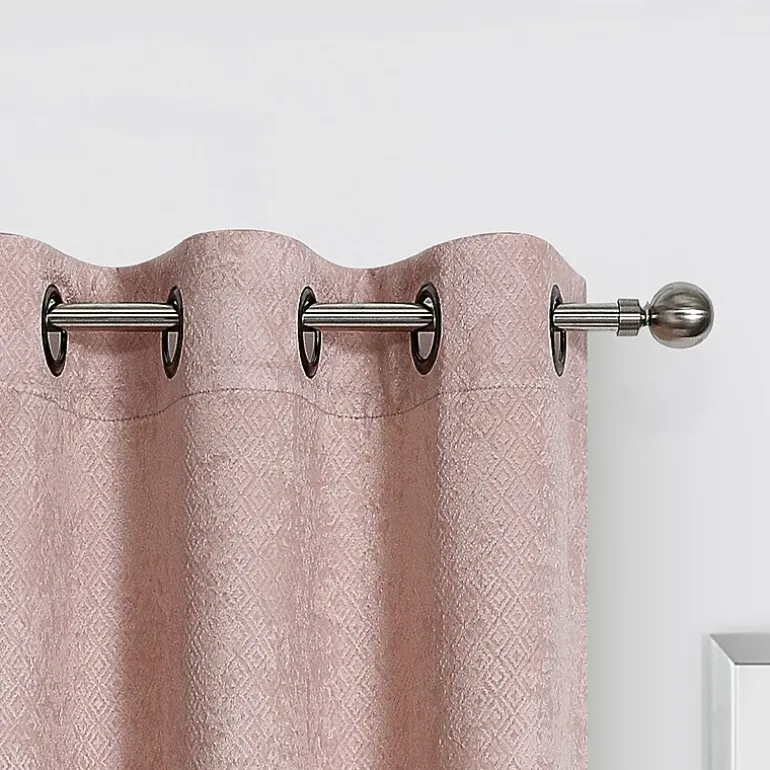 Regal Home Diamond Embossed Grommet Top Energy Saving Blackout Set of 2 Curtain Panel