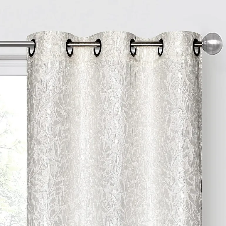 Regal Home Gilmore Grommet Top Energy Saving Light-Filtering Set of 2 Curtain Panel