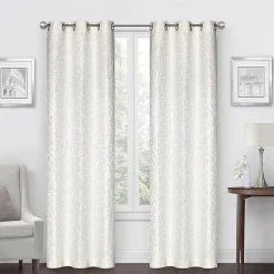 Regal Home Gilmore Grommet Top Energy Saving Light-Filtering Set of 2 Curtain Panel