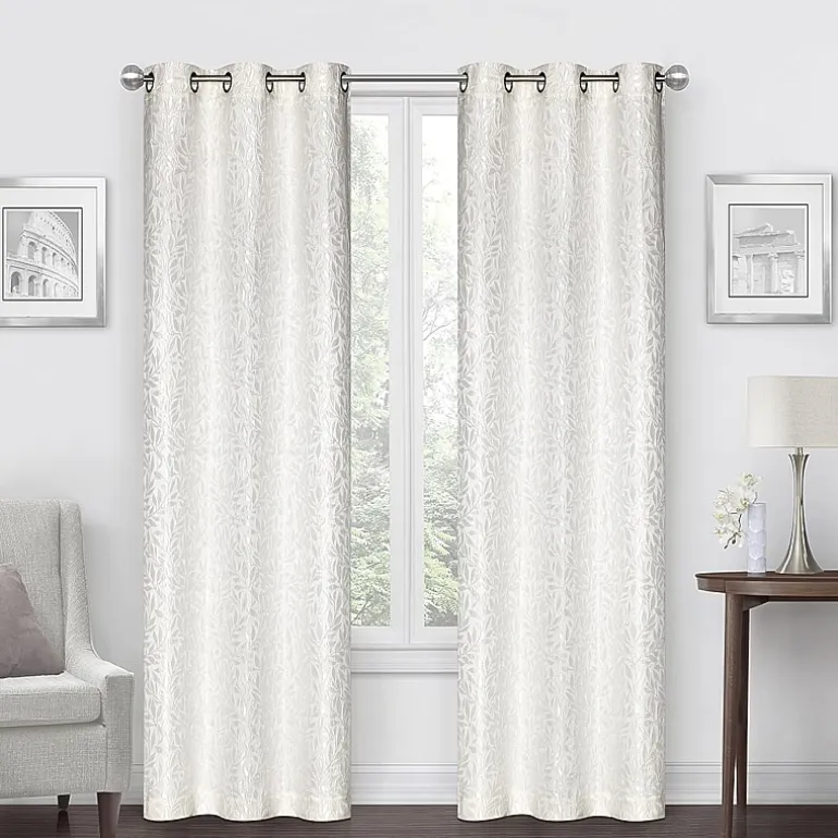 Regal Home Gilmore Grommet Top Energy Saving Light-Filtering Set of 2 Curtain Panel