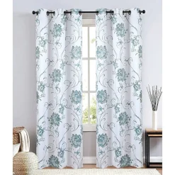 Regal Home Hendrix Grommet Top Blackout Set of 2 Curtain Panel