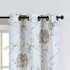 Regal Home Hendrix Grommet Top Blackout Set of 2 Curtain Panel