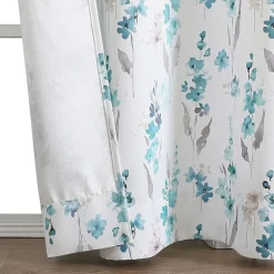 Regal Home Isla Printed Grommet Top Energy Saving Blackout Set of 2 Curtain Panel