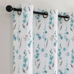Regal Home Isla Printed Grommet Top Energy Saving Blackout Set of 2 Curtain Panel