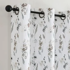 Regal Home Isla Printed Grommet Top Energy Saving Blackout Set of 2 Curtain Panel