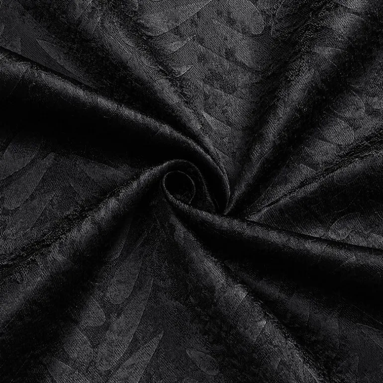 Regal Home Joelle Embossed Grommet Top Energy Saving Blackout Set of 2 Curtain Panel
