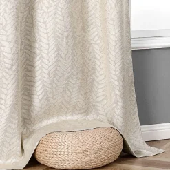 Regal Home Joelle Embossed Grommet Top Energy Saving Blackout Set of 2 Curtain Panel