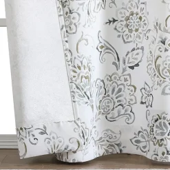 Regal Home Kelvis Printed Grommet Top Energy Saving Blackout Set of 2 Curtain Panel