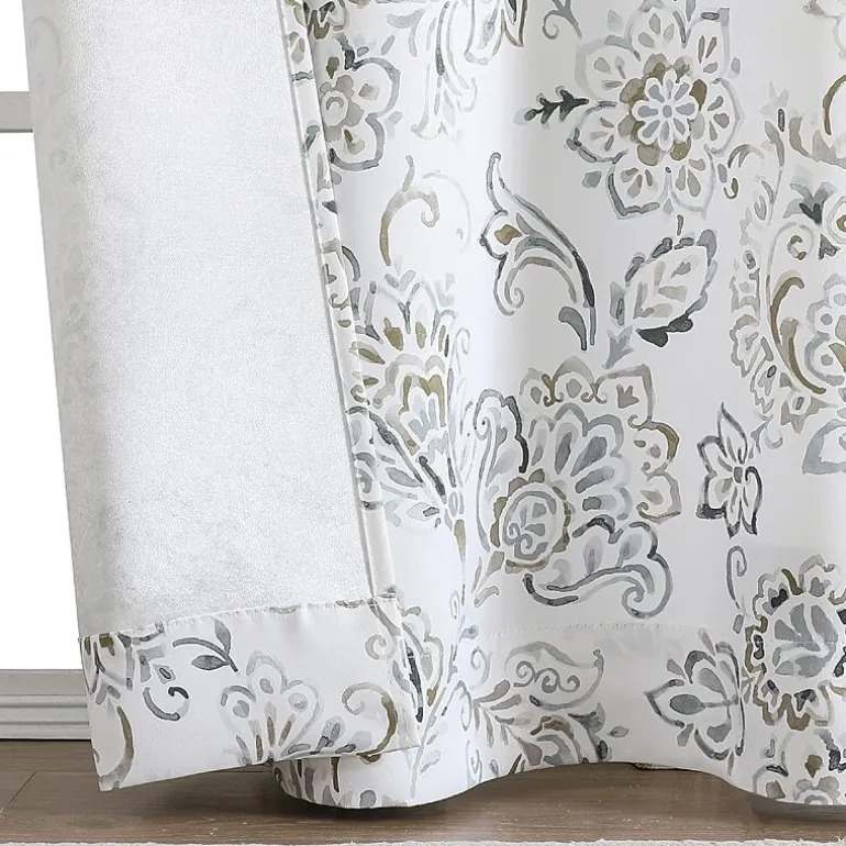 Regal Home Kelvis Printed Grommet Top Energy Saving Blackout Set of 2 Curtain Panel