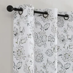 Regal Home Kelvis Printed Grommet Top Energy Saving Blackout Set of 2 Curtain Panel