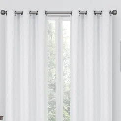 Regal Home Mackenna Jacquard Grommet Top Light-Filtering Set of 2 Curtain Panel