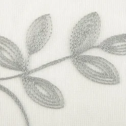 Regal Home Meadow Rod Pocket Embroidered Sheer Single Curtain Panel