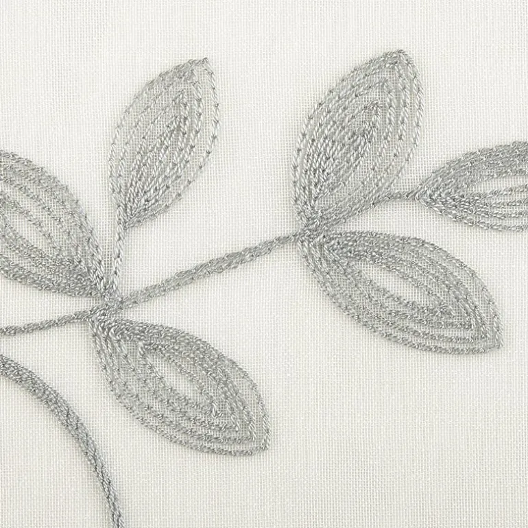 Regal Home Meadow Rod Pocket Embroidered Sheer Single Curtain Panel