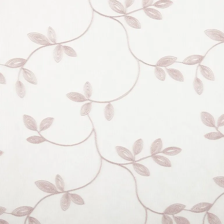Regal Home Meadow Rod Pocket Embroidered Sheer Single Curtain Panel