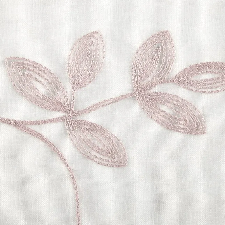 Regal Home Meadow Rod Pocket Embroidered Sheer Single Curtain Panel
