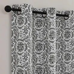 Regal Home Norwood Printed Grommet Top Blackout Set of 2 Curtain Panel