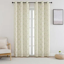 Regal Home Norwood Printed Grommet Top Blackout Set of 2 Curtain Panel
