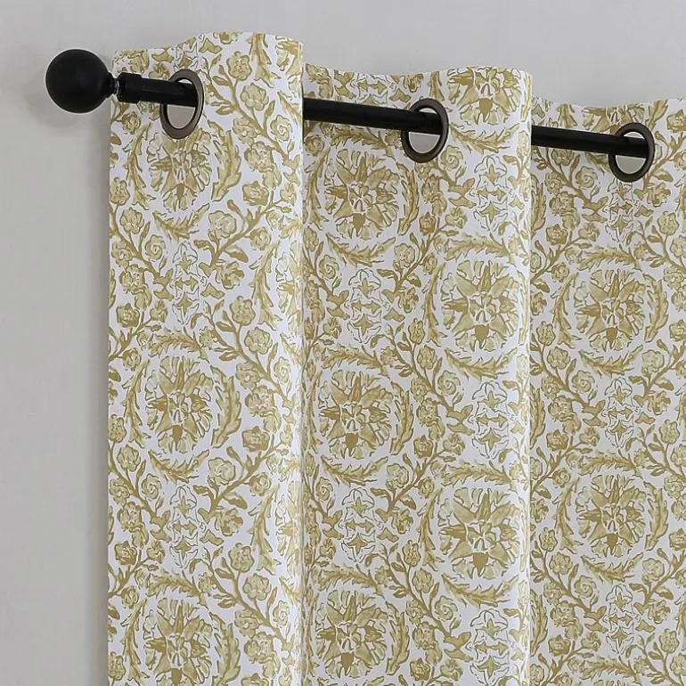Regal Home Norwood Printed Grommet Top Blackout Set of 2 Curtain Panel