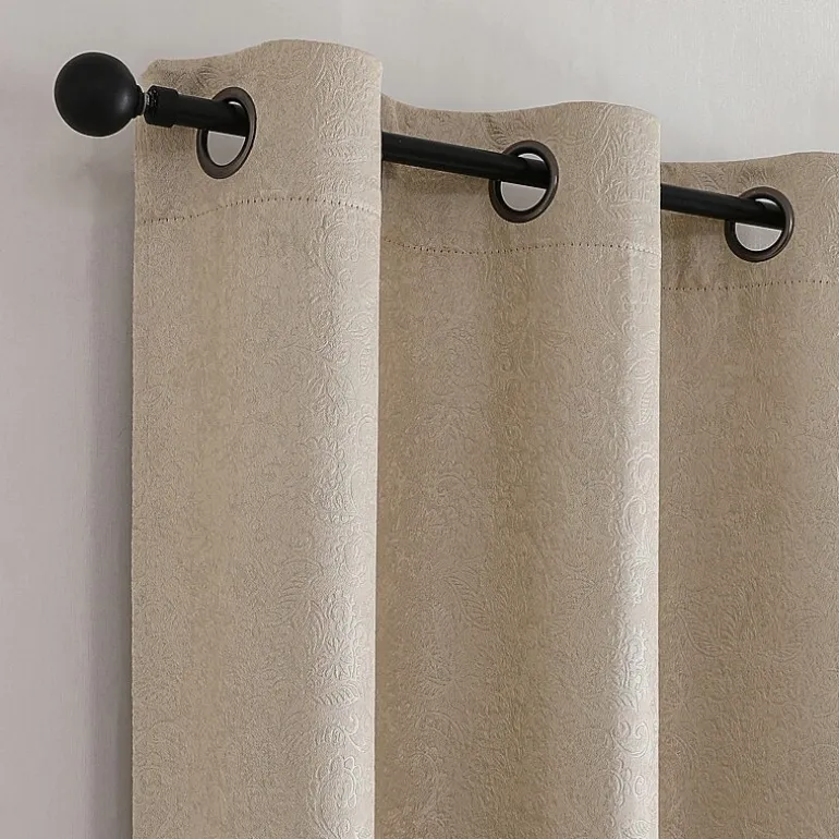 Regal Home Ophelia Grommet Top Blackout Set of 2 Curtain Panel