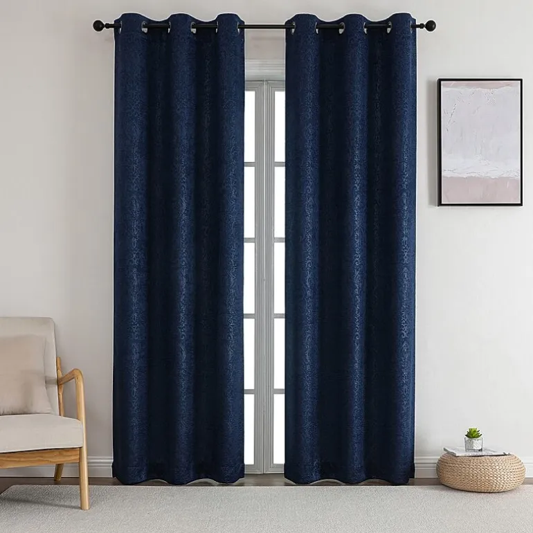 Regal Home Ophelia Grommet Top Blackout Set of 2 Curtain Panel