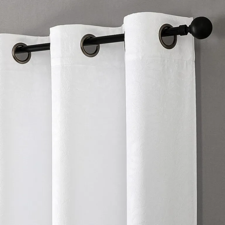 Regal Home Pascal Grommet Top Energy Saving Embossed Blackout Set of 2 Curtain Panel