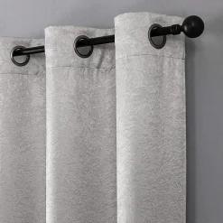Regal Home Pascal Grommet Top Energy Saving Embossed Blackout Set of 2 Curtain Panel