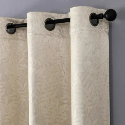 Regal Home Pascal Grommet Top Energy Saving Embossed Blackout Set of 2 Curtain Panel