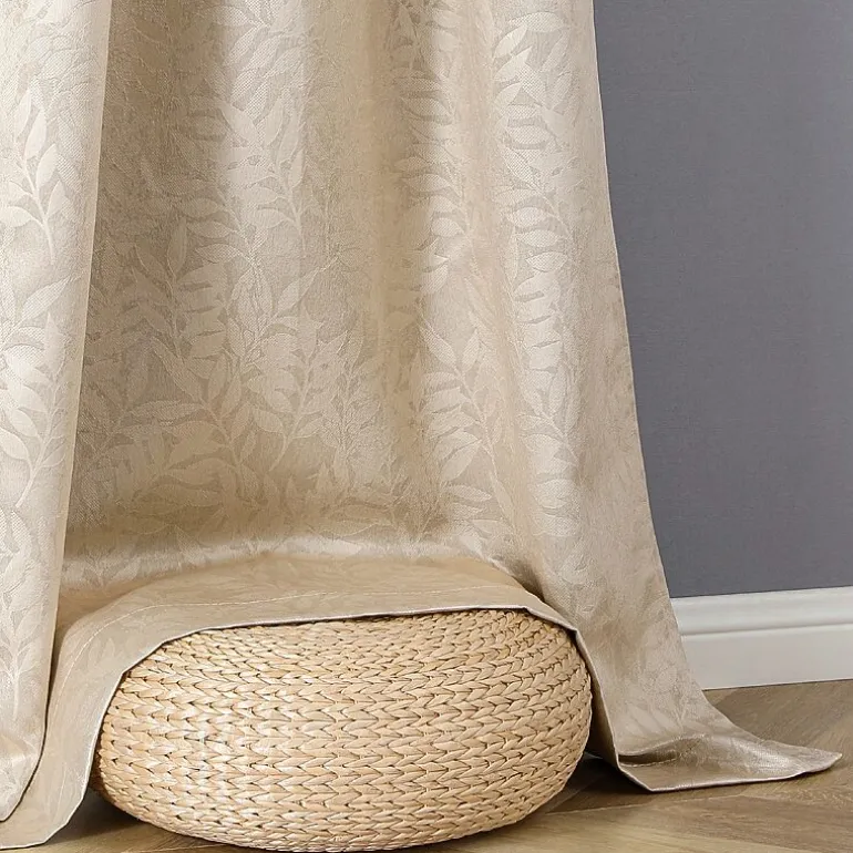 Regal Home Pascal Grommet Top Energy Saving Embossed Blackout Set of 2 Curtain Panel