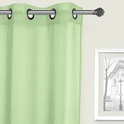 Regal Home Sheffield Grommet Top Sheer Set of 2 Curtain Panel