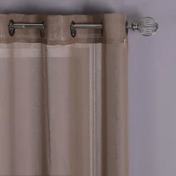 Regal Home Sheffield Grommet Top Sheer Set of 2 Curtain Panel