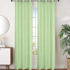 Regal Home Sheffield Grommet Top Sheer Set of 2 Curtain Panel