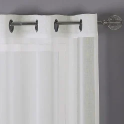 Regal Home Sheffield Grommet Top Sheer Set of 2 Curtain Panel