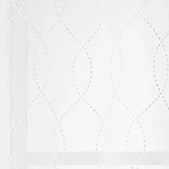 Regal Home Starbust Grommet Top Energy Saving Embroidered Sheer Set of 2 Curtain Panel