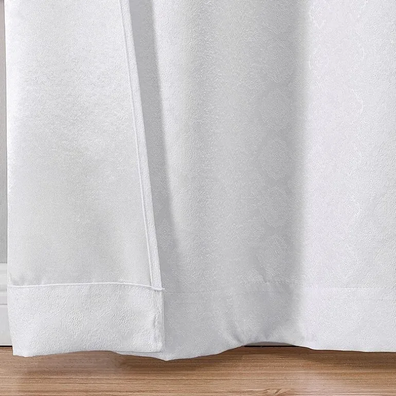 Regal Home Tobias Grommet Top Energy Saving Embossed Blackout Set of 2 Curtain Panel