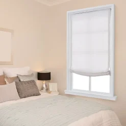 Relaxed Cordless Light-Filtering Roman Shade
