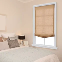 Relaxed Cordless Light-Filtering Roman Shade