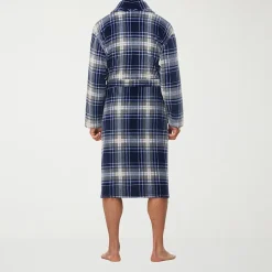 Residence Mens Big and Tall Fleece Long Sleeve Long Length Robe