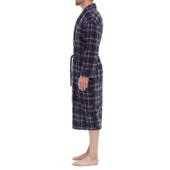 Residence Mens Big and Tall Fleece Long Sleeve Long Length Robe