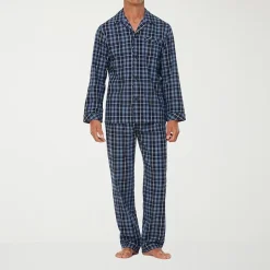 Residence Mens Flannel Long Sleeve 2-pc. Big and Tall Pajama Set