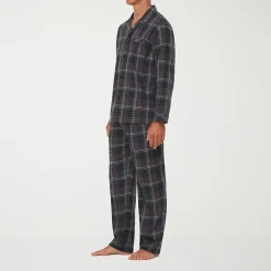 Residence Mens Flannel Long Sleeve 2-pc. Big and Tall Pajama Set