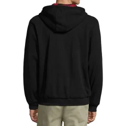 Reversible Buffalo Plaid Fleece Hoodie