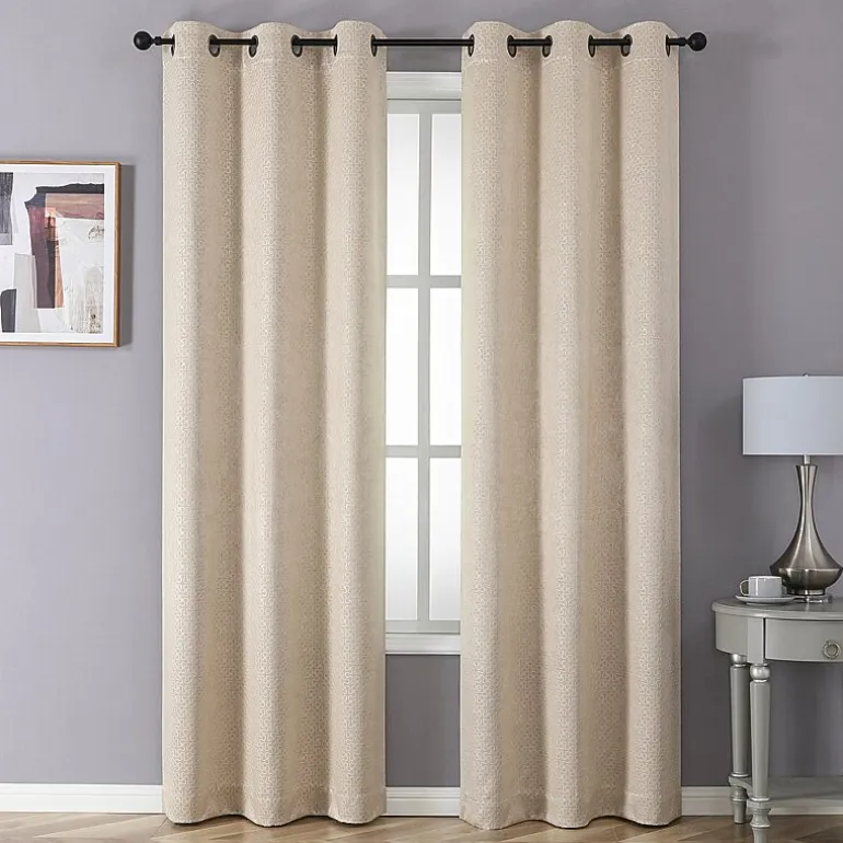 Rhys Grommet Top Blackout Set of 2 Curtain Panel