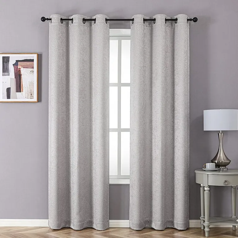 Rhys Grommet Top Blackout Set of 2 Curtain Panel
