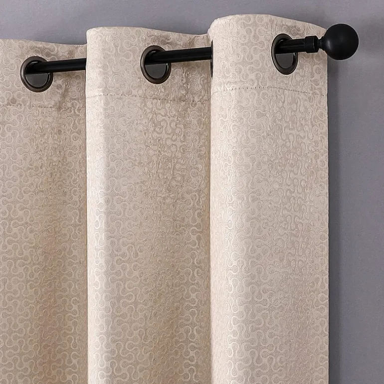 Rhys Grommet Top Blackout Set of 2 Curtain Panel