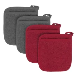 Ritz Terry Cloth 4-pc. Pocket Mitt Holder Set