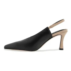RM Rebecca Minkoff Tiana Womens Pointed Closed Toe Spool Heel Pumps